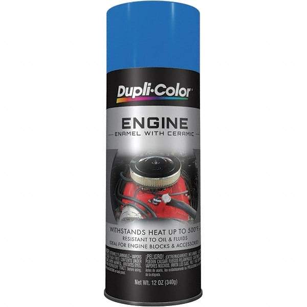 Krylon - 12 oz GM Blue Automotive Heat Resistant Paint - High Gloss Finish, Comes in Aerosol Can - All Tool & Supply