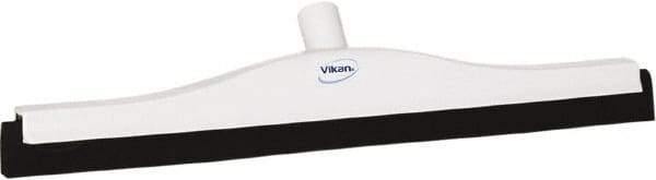 Vikan - 20" Foam Rubber Blade Bench Squeegee - Double Edge, White, Plastic Holder - All Tool & Supply