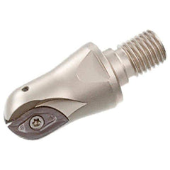 Iscar - 1-1/4" Cut Diam, 1.024" Max Depth of Cut, 3.071" OAL, Indexable Ball Nose End Mill - 2.087" Head Length, M16 Modular Connection, BCM-M Toolholder, BCR... Insert - All Tool & Supply