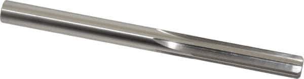 Made in USA - Letter X High Speed Steel 6 Flute Chucking Reamer - Straight Flute, 0.397" Straight Shank, 1-3/4" Flute Length, 5-1/8" OAL - All Tool & Supply