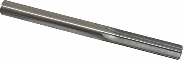 Made in USA - 0.4995" High Speed Steel 6 Flute Dowel Pin Chucking Reamer - All Tool & Supply