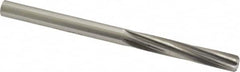 Chucking Reamer: 0.29″ Dia, 4-1/4″ OAL, 1-1/2″ Flute Length, Straight Shank, High Speed Steel 6 Flute, RH