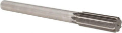 Made in USA - 29/32" Cobalt 8 Flute Chucking Reamer - Straight Flute, 3/4" Straight Shank, 2-5/8" Flute Length, 10" OAL - All Tool & Supply