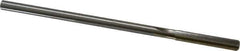 Made in USA - Letter J Cobalt 6 Flute Chucking Reamer - Straight Flute, 1/4" Straight Shank, 1-1/2" Flute Length, 6" OAL - All Tool & Supply