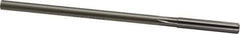 Made in USA - Letter K Cobalt 6 Flute Chucking Reamer - Straight Flute, 1/4" Straight Shank, 1-1/2" Flute Length, 6" OAL - All Tool & Supply