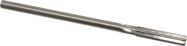 Made in USA - Letter R Cobalt 6 Flute Chucking Reamer - Straight Flute, 0.2792" Straight Shank, 1-1/2" Flute Length, 6" OAL - All Tool & Supply