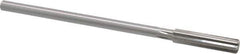 Made in USA - Letter X Cobalt 6 Flute Chucking Reamer - Straight Flute, 0.3105" Straight Shank, 1-3/4" Flute Length, 7" OAL - All Tool & Supply