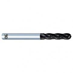 3/32" Dia. - 1-1/2" OAL - Diamond CBD - Ball End SE EM - 4 FL - All Tool & Supply