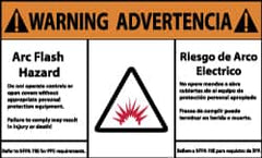 NMC - 5 Qty 1 Pack Accident Prevention Label, Header: WARNING - Exact Industrial Supply