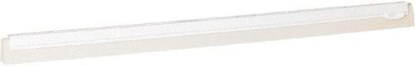 Vikan - 28" Foam Rubber Blade Squeegee Refill - Double Edge, White, Plastic Holder - All Tool & Supply