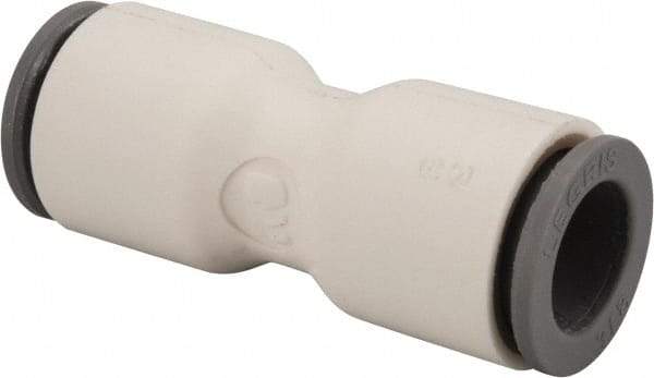 Parker - 3/8" OD, Bio-Sourced Nylon 11 Push-to-Connect Union - 190 Max psi, White - All Tool & Supply