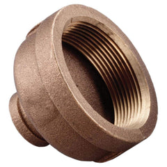 Merit Brass - Brass & Chrome Pipe Fittings Type: Reducing Coupling Fitting Size: 1/2 x 1/8 - All Tool & Supply