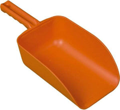 Remco - 82 oz Orange Polypropylene Flat Bottom Scoop - 5.9" Wide x 3.3" Deep Bowl, 15.1" OAL - All Tool & Supply