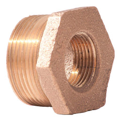 Merit Brass - Brass & Chrome Pipe Fittings Type: Hex Bushing Fitting Size: 1 x 1/8 - All Tool & Supply