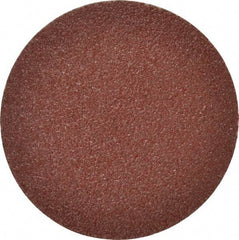 Merit Abrasives - 6" Diam, 24 Grit Aluminum Oxide Adhesive PSA Disc - Very Coarse, Black, Cloth Backing, Flexible - All Tool & Supply