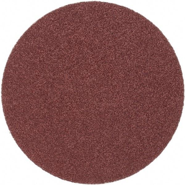 Merit Abrasives - 6" Diam, 36 Grit Aluminum Oxide Adhesive PSA Disc - Very Coarse, Black, Cloth Backing, Flexible - All Tool & Supply