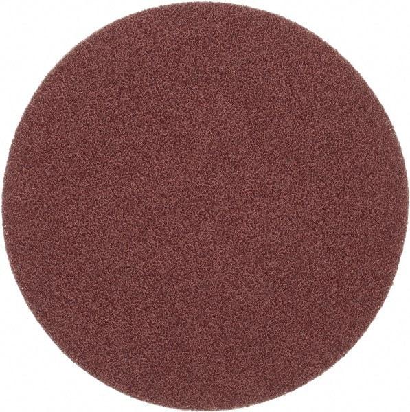 Merit Abrasives - 6" Diam, 40 Grit Aluminum Oxide Adhesive PSA Disc - Very Coarse, Black, Cloth Backing, Flexible - All Tool & Supply