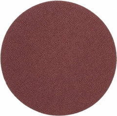 Merit Abrasives - 6" Diam, 50 Grit Aluminum Oxide Adhesive PSA Disc - Coarse Grade, Black, Cloth Backing, Flexible - All Tool & Supply