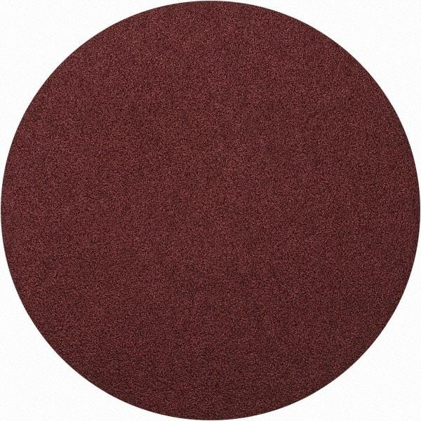 Merit Abrasives - 8" Diam, 50 Grit Aluminum Oxide Adhesive PSA Disc - Coarse Grade, Black, Cloth Backing, Flexible - All Tool & Supply