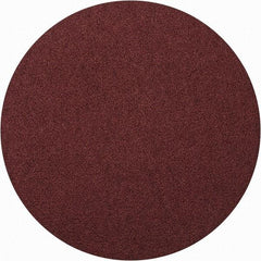 Merit Abrasives - 8" Diam, 50 Grit Aluminum Oxide Adhesive PSA Disc - Coarse Grade, Black, Cloth Backing, Flexible - All Tool & Supply