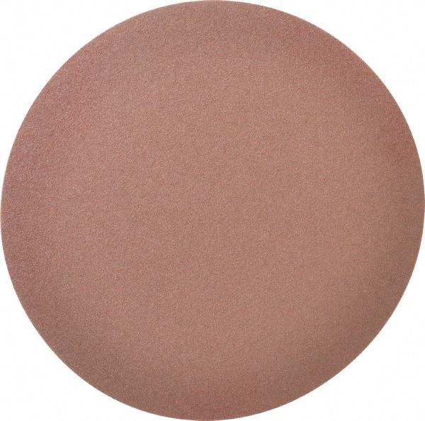 Merit Abrasives - 8" Diam, 60 Grit Aluminum Oxide Adhesive PSA Disc - Coarse Grade, Black, Cloth Backing, Flexible - All Tool & Supply