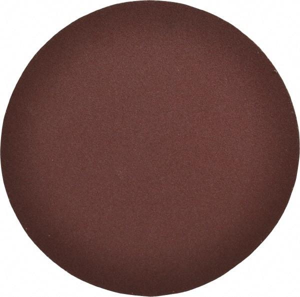 Merit Abrasives - 8" Diam, 100 Grit Aluminum Oxide Adhesive PSA Disc - Medium Grade, Black, Cloth Backing, Flexible - All Tool & Supply