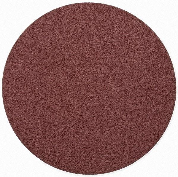 Merit Abrasives - 9" Diam, 40 Grit Aluminum Oxide Adhesive PSA Disc - Very Coarse, Black, Cloth Backing, Flexible - All Tool & Supply