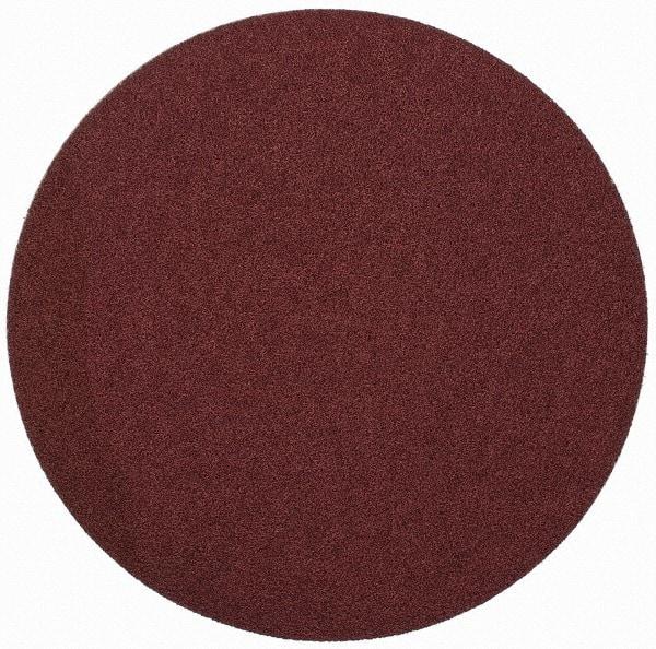 Merit Abrasives - 9" Diam, 50 Grit Aluminum Oxide Adhesive PSA Disc - Coarse Grade, Black, Cloth Backing, Flexible - All Tool & Supply