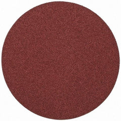 Merit Abrasives - 10" Diam, 36 Grit Aluminum Oxide Adhesive PSA Disc - Very Coarse, Black, Cloth Backing, Flexible - All Tool & Supply