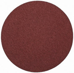 Merit Abrasives - 10" Diam, 40 Grit Aluminum Oxide Adhesive PSA Disc - Very Coarse, Black, Cloth Backing, Flexible - All Tool & Supply