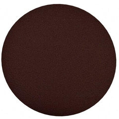 Merit Abrasives - 10" Diam, 120 Grit Aluminum Oxide Adhesive PSA Disc - Medium Grade, Black, Cloth Backing, Flexible, Use with Stationary Disc Sanders - All Tool & Supply