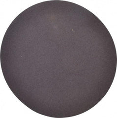 Merit Abrasives - 12" Diam, 50 Grit Aluminum Oxide Adhesive PSA Disc - Coarse Grade, Black, Cloth Backing, Flexible, Use with Stationary Disc Sanders - All Tool & Supply