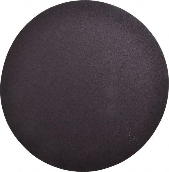 Merit Abrasives - 12" Diam, 60 Grit Aluminum Oxide Adhesive PSA Disc - Coarse Grade, Black, Cloth Backing, Flexible, Use with Stationary Disc Sanders - All Tool & Supply