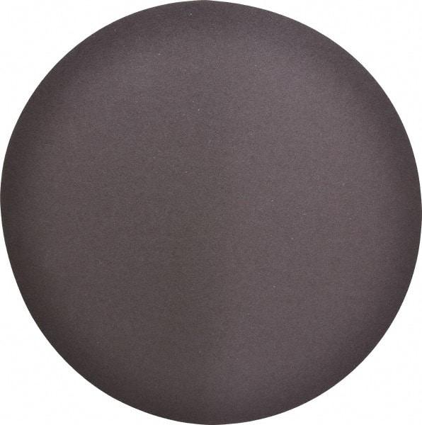 Merit Abrasives - 12" Diam, 80 Grit Aluminum Oxide Adhesive PSA Disc - Coarse Grade, Black, Cloth Backing, Flexible, Use with Stationary Disc Sanders - All Tool & Supply