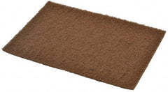 Norton - Medium Grade, Aluminum Oxide Hand Pad - Tan, 6" Wide x 9" Long, Nonwoven - All Tool & Supply