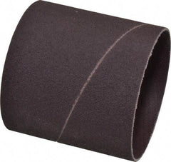 Merit Abrasives - 80 Grit Aluminum Oxide Coated Spiral Band - 3" Diam x 3" Wide, Medium Grade - All Tool & Supply