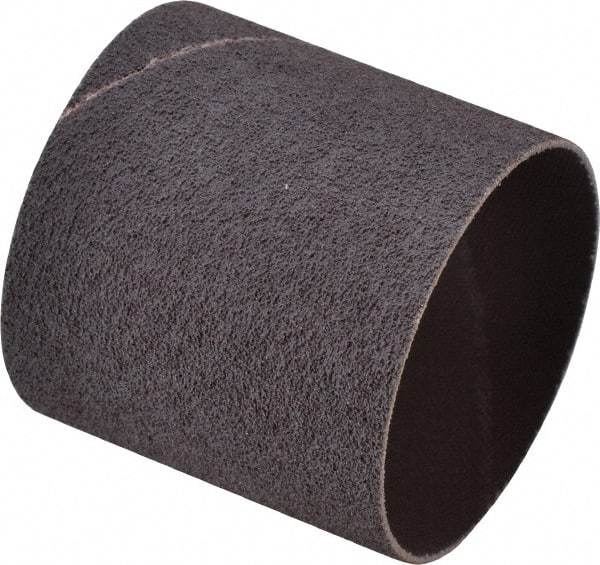 Merit Abrasives - 80 Grit Aluminum Oxide Coated Spiral Band - 2" Diam x 2" Wide, Medium Grade - All Tool & Supply