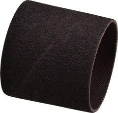 Merit Abrasives - 50 Grit Aluminum Oxide Coated Spiral Band - 2" Diam x 2" Wide, Coarse Grade - All Tool & Supply