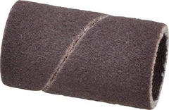 Merit Abrasives - 120 Grit Aluminum Oxide Coated Spiral Band - 1/2" Diam x 1" Wide, Fine Grade - All Tool & Supply