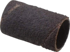 Merit Abrasives - 60 Grit Aluminum Oxide Coated Spiral Band - 1/2" Diam x 1" Wide, Medium Grade - All Tool & Supply