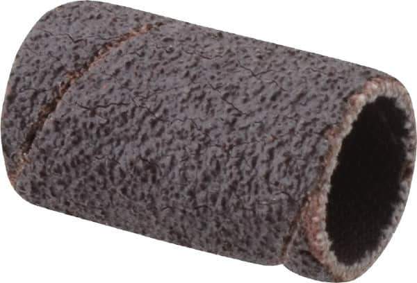 Merit Abrasives - 50 Grit Aluminum Oxide Coated Spiral Band - 1/2" Diam x 1" Wide, Coarse Grade - All Tool & Supply