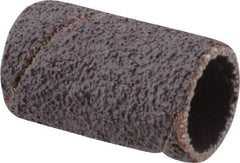 Merit Abrasives - 50 Grit Aluminum Oxide Coated Spiral Band - 1/2" Diam x 1" Wide, Coarse Grade - All Tool & Supply