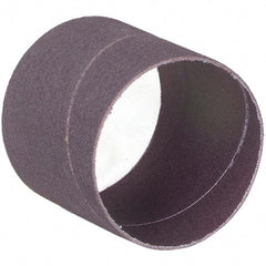 Merit Abrasives - 24 Grit Aluminum Oxide Coated Spiral Band - 1-1/2" Diam x 1-1/2" Wide, Very Coarse Grade - All Tool & Supply