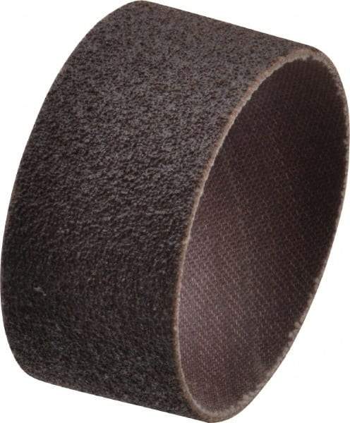 Merit Abrasives - 60 Grit Aluminum Oxide Coated Spiral Band - 2" Diam x 1" Wide, Medium Grade - All Tool & Supply