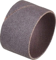 Merit Abrasives - 60 Grit Aluminum Oxide Coated Spiral Band - 1-1/2" Diam x 1" Wide, Medium Grade - All Tool & Supply