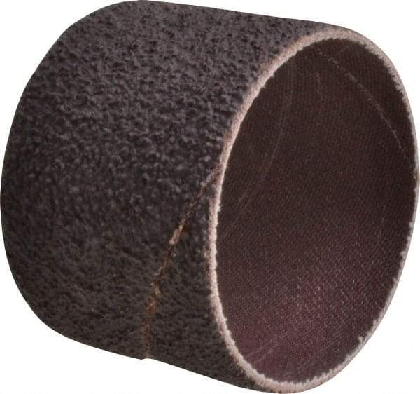 Merit Abrasives - 36 Grit Aluminum Oxide Coated Spiral Band - 2" Diam x 1-1/2" Wide, Very Coarse Grade - All Tool & Supply