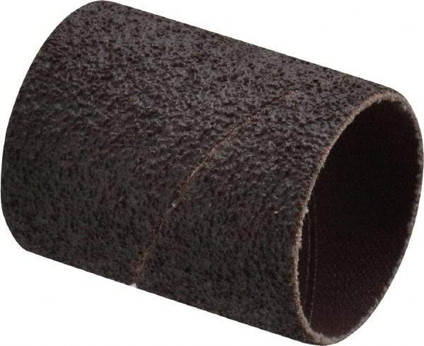 Merit Abrasives - 36 Grit Aluminum Oxide Coated Spiral Band - 1-1/2" Diam x 2" Wide, Very Coarse Grade - All Tool & Supply