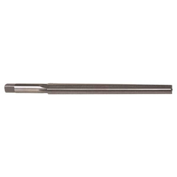 Alvord Polk - #10 Pin, 0.7216" Diam, 0.5799" Small End, 9/16" Diam Straight Shank, 6-1/16" Flute, Taper Pin Reamer - All Tool & Supply