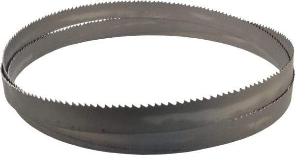 Starrett - 3 to 4 TPI, 12' 6" Long x 1-1/4" Wide x 0.042" Thick, Welded Band Saw Blade - Bi-Metal, Toothed Edge, Raker Tooth Set, Contour Cutting - All Tool & Supply