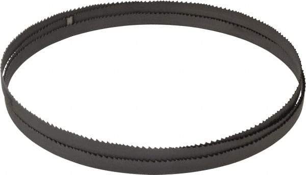 Starrett - 6 to 10 TPI, 7' 5" Long x 1/2" Wide x 0.035" Thick, Welded Band Saw Blade - Bi-Metal, Toothed Edge, Raker Tooth Set, Contour Cutting - All Tool & Supply